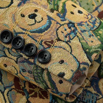 Men's Vintage Bear Blazer  #S8303