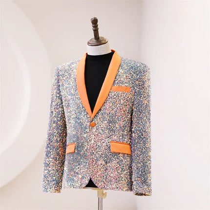 Men's Shiny Sequins Tuxedo  #S7030