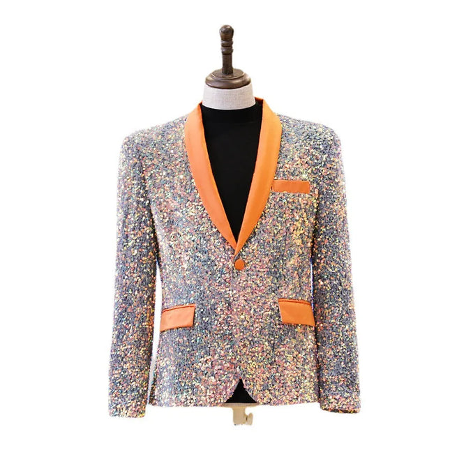 Men's Shiny Sequins Tuxedo  #S7030