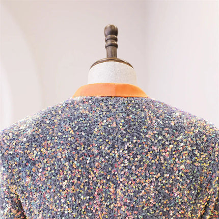 Men's Shiny Sequins Tuxedo  #S7030