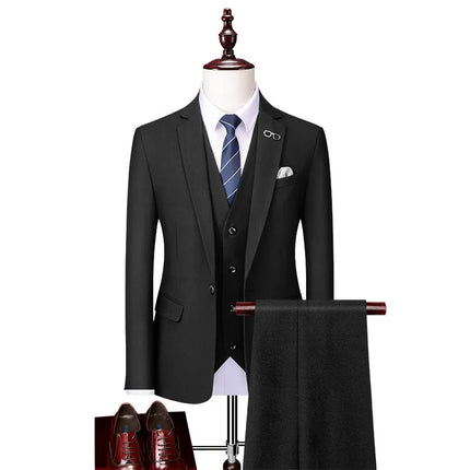 Men's 3 Piece Wedding Suit  #K8135