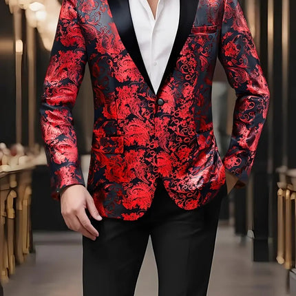 Men's Gold-stamped Blazer #250612201 - Blazers | Blue / S
