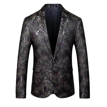 Men's Animal Pattern Blazer  #S8185