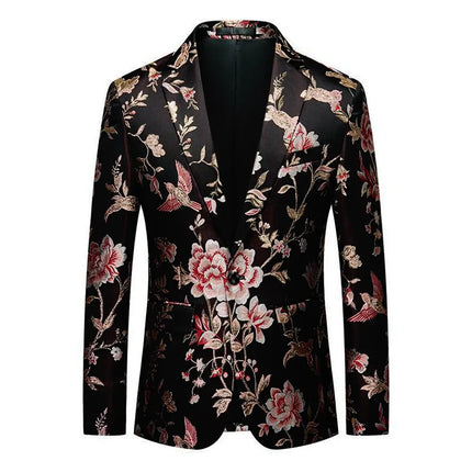 Men's Birdsong Symphony Blazer #S8334 - Blazers | Multicolour / XS