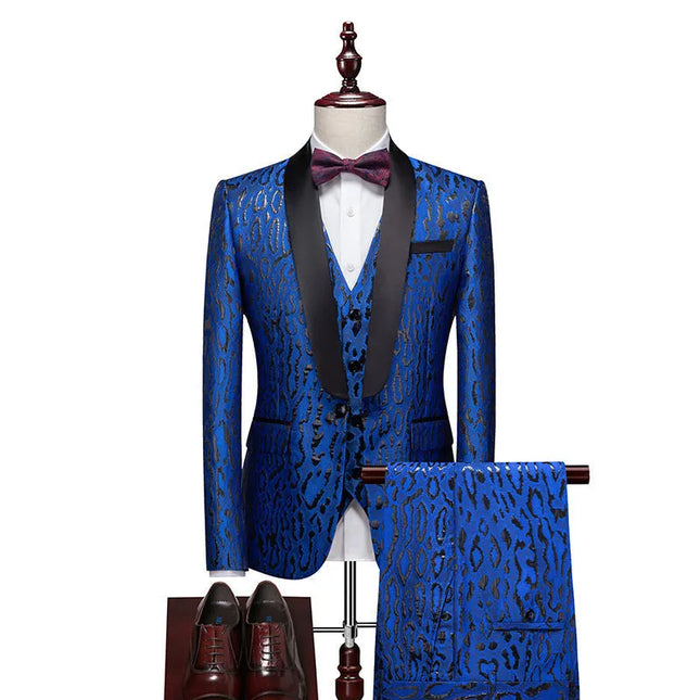 Men's 3 Piece Wedding Suit  #S8413