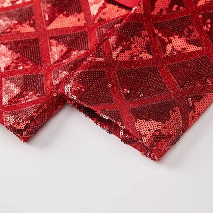 Men's Cube Block Sequin Gala Tuxedo  #S8414