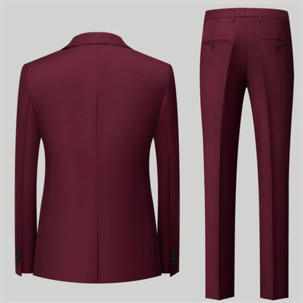 Men's 3 Piece Ceremony Classic Suit  #S8596