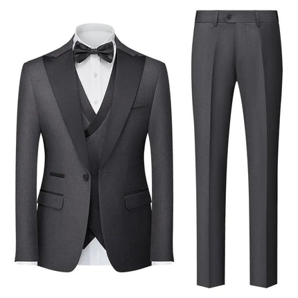 Men's 3 Piece Ceremony Classic Suit  #S8596