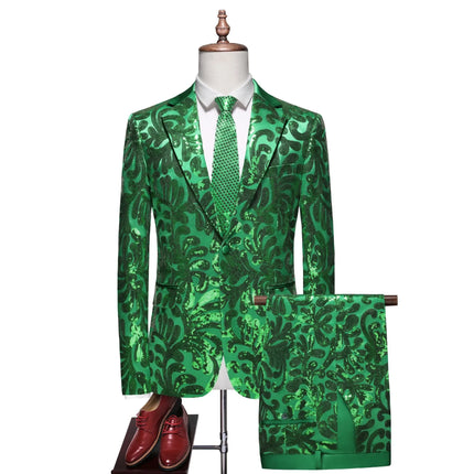 Men's Shining Sequin Suit  #S8613