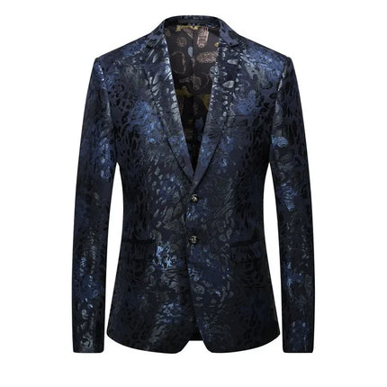 Men's Floral Patterned Blazer  #S8623