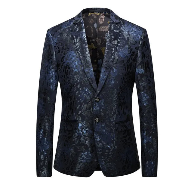 Men's Floral Patterned Blazer  #S8623