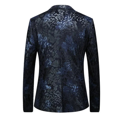 Men's Floral Patterned Blazer  #S8623