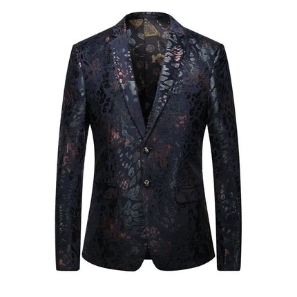 Men's Floral Patterned Blazer  #S8623