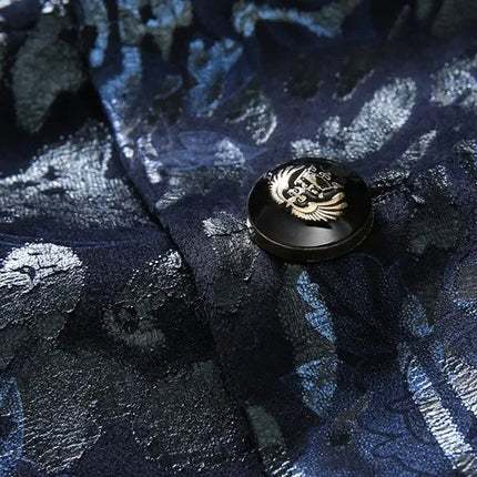 Men's Floral Patterned Blazer  #S8623