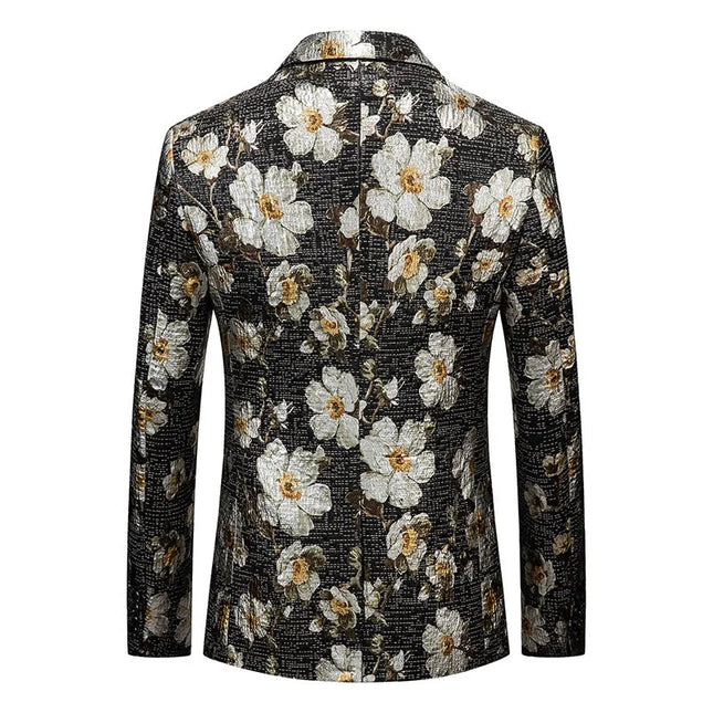 Men's Slim Jacquard Blazer  #S8219