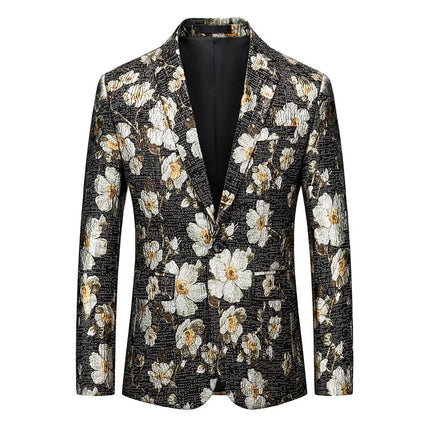 Men's Slim Jacquard Blazer  #S8219