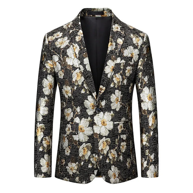 Men's Slim Jacquard Blazer  #S8219