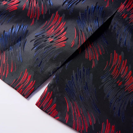 Men's Abstract Punch Black Tuxedo  #M8058