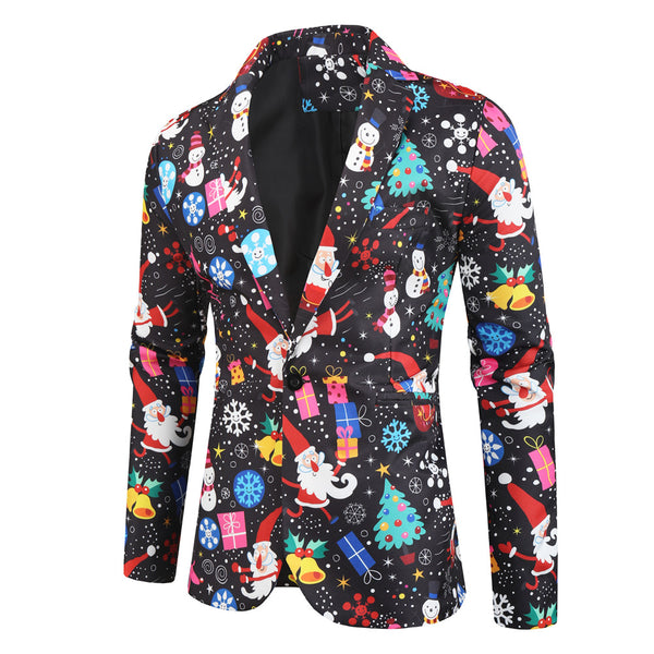 Men's Colorful Christmas Suit #2TZ27