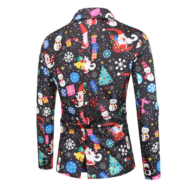 Men's Colorful Christmas Suit #2TZ27