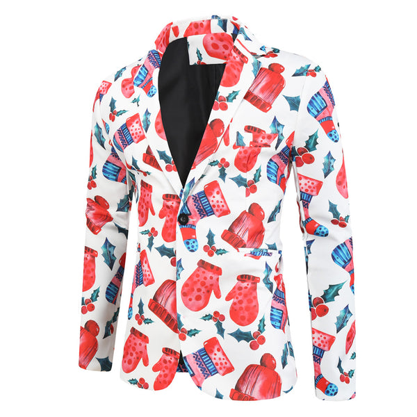 Men's Stylish Printed Blazer #X30