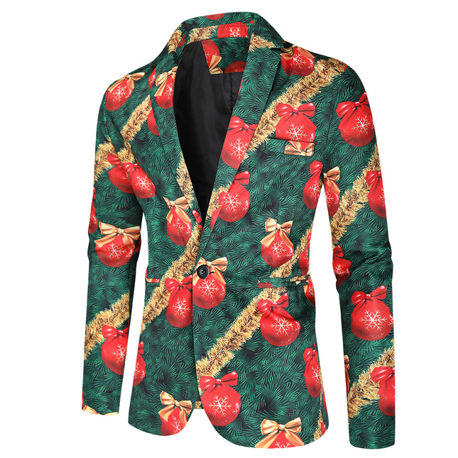 Men's Colorful Printed Suit #2TZ40 - Suits | Multicolour / M