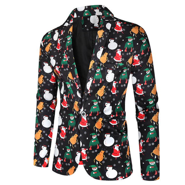 Men's Colorful Printed Suit #2TZ41 - Suits | Multicolour / M
