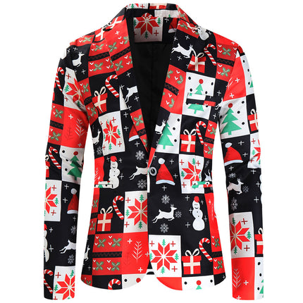 Men's Stylish Three Piece Suit #3TZMK622 - Suits | Multicolour / M