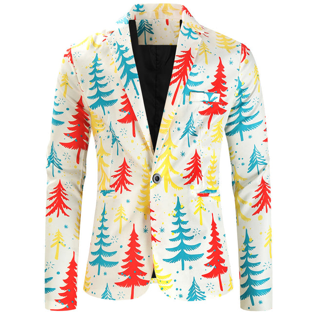 Men's Christmas Tree Suit #2TZ624 - Suits | Multicolour / M