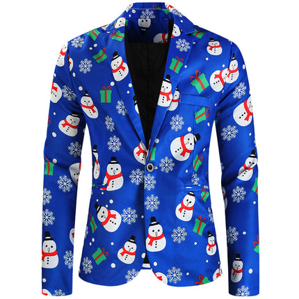 Men's Christmas Three Piece Suit #3TZMK625 - Suits | Multicolour / M