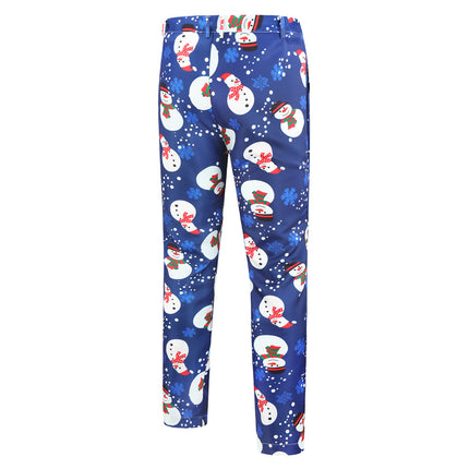 Men's Christmas Snowman Vest Suit #2TZMK23 - Vests | Multicolour / M