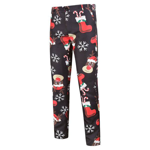 Men's Christmas Printed Pants #XK25