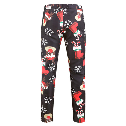 Men's Christmas Printed Pants #XK25 - Pants | Multicolour / M