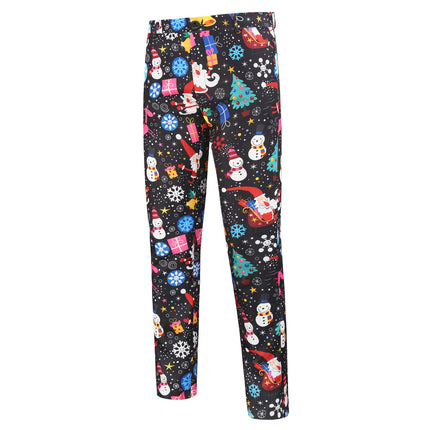 Men's Christmas Three-Piece Suit #3TZMK27 - Suits | Multicolour / M