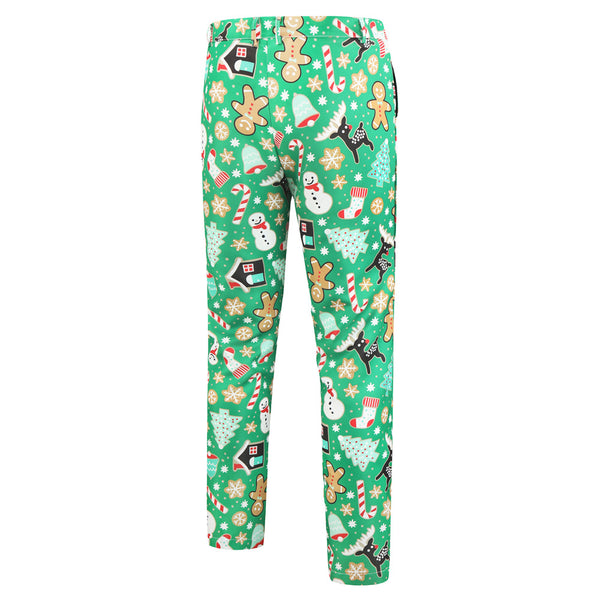 Men's Christmas Bold Print Suit #2TZ31