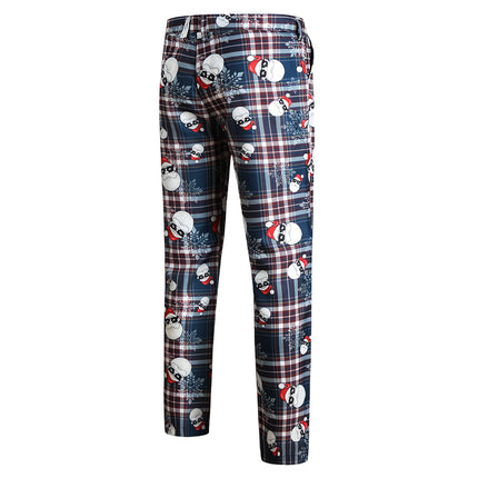 Men's Plaid Three Piece Suit #3TZMK34 - Suits | Multicolour / M
