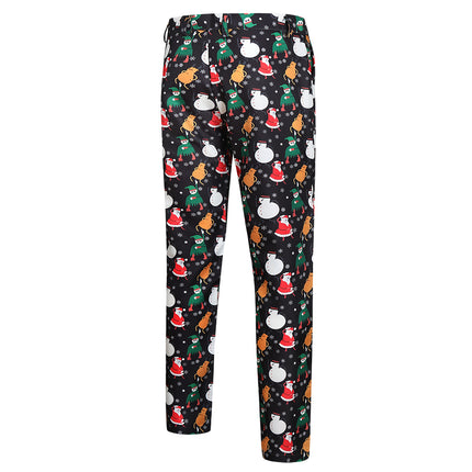 Men's Colorful Printed Vest Suit #2TZMK41 - Suits | Multicolour / M