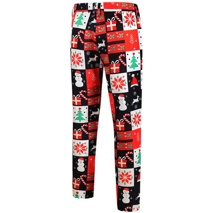 Men's Christmas Fashion Vest Suit #2TZMK622 - Suits | Multicolour / M
