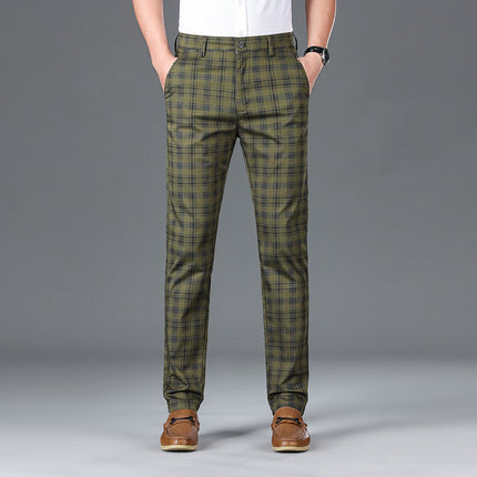 Men's Classic Plaid Pants #25627027 - Pants | Khaki / 30