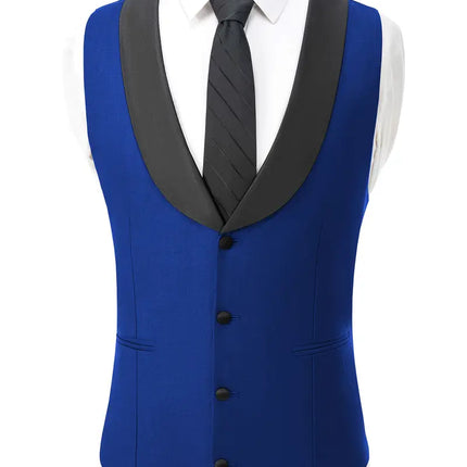Men's 3pcs suit #311 - | Black / XXS