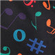 Men’s Music Note Print Blazer – Colorful Treble Clef Party Suit Jacket - Blazers | Multicolour / M