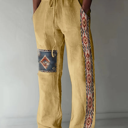 Men's Ethnic Style Pants #25060709 - Pants | Yellow / XS