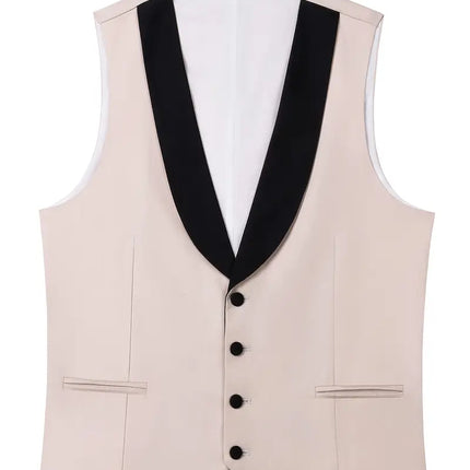 Men's 3pcs suit #311 - | Black / XXS