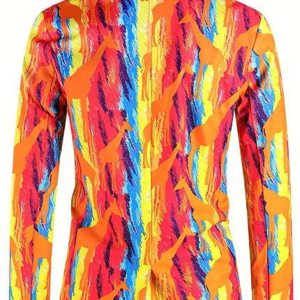 Men's Hawaiian Print Blazer #25061773 - Blazers | Multicolour / M