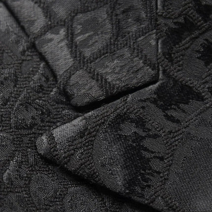 Men's Leopard Print Blazer #S8038 - Blazers | Black / XS