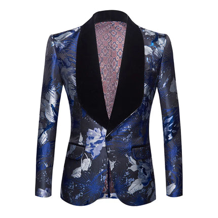 Men's Abstract Roses Jacket  #M8019