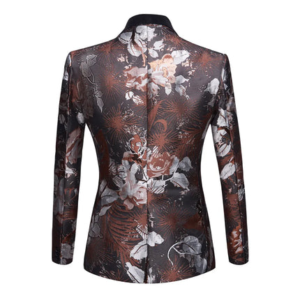 Men's Abstract Roses Jacket  #M8019