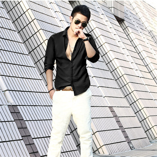Men's Comfortable Long-Sleeve Shirts #C01