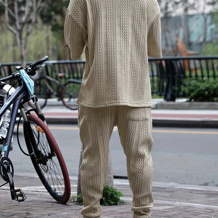 Men's Casual Knitwear Set #25062401 - | Khaki / S