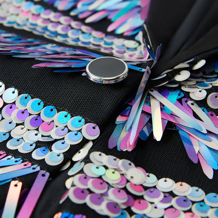 Men's Sequin Fringe Tuxedo #S8024
